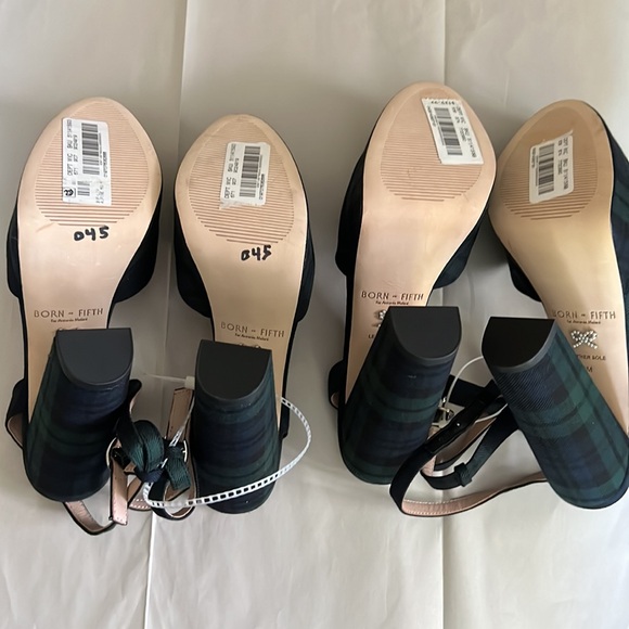 Antonio Melani x Born on Fifth Liv Tartan Plaid Closed Toe Platform Dress Pumps - Picture 9 of 12